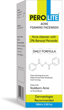 Пенка для умывания проблемной кожи PEROLITE Acne Cleanser with 2% Benzoyl Peroxide 100 мл