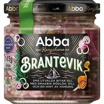 Оселедець Abba зі спеціями та медом Brantevik 240 г