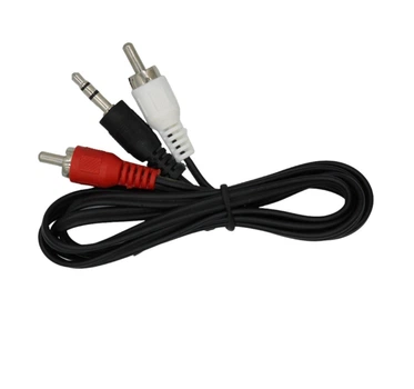 Кабель перехідник QBR-A 0105 P з mini-Jack 3.5 мм під 2RCA (дрот)