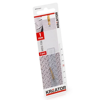 Свердло по металу з титановим покриттям Ø 1x34mm Kreator (KRT010201)
