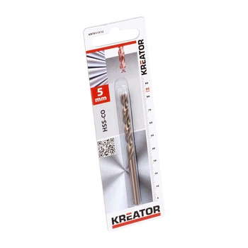 Сверло из кобальтового металла Ø 5x86mm Kreator (KRT011512)