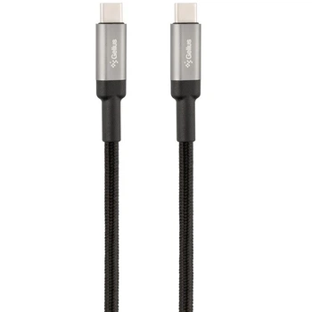 Кабель Gelius Pro G-Power GP-UC108 Type-C - Type-C PD100W (5A) 2м для швидкого заряджання та передачі даних Black