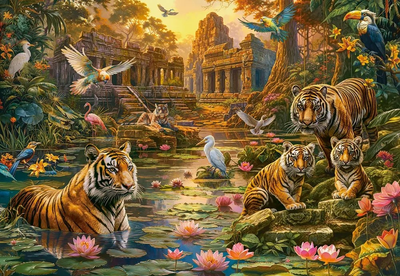 Пазл Castorland Tigers Paradise 1000 елементів (5904438105199)