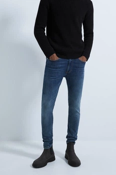 Базові джинси Zara Skinny Синій EUR40 5575/477/427