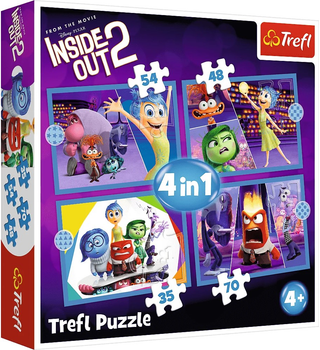 Puzzle Trefl W głowie się nie mieści 2 4 w 1 207 elementów (5900511346527)