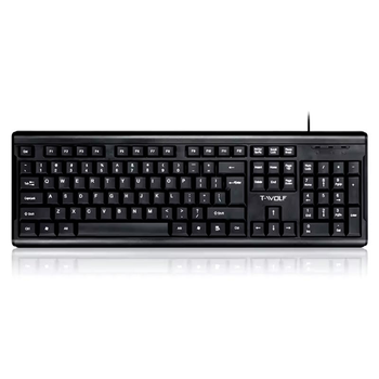 Проводная клавиатура TWolf T15 |UA/EN раскладка| Black