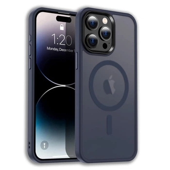 Чехол Vanfone AirShield MagSafe для iPhone 14 Pro, темно-синий (VANAX10602)