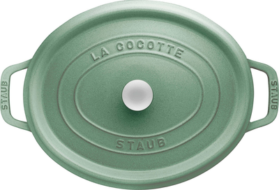 Каструля Staub La Cocotte овальна М'ятна 4.2 л (3272340056598)