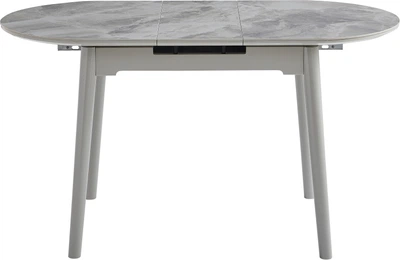 Стол обеденный керамический Vetro Mebel TM-85 Ребекка глянцевый грей (TM-85-rebecca-grey/grey)
