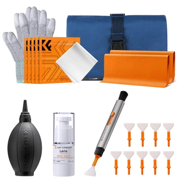 Профессиональный набор для оптики K&F Concept Optical Cleaning Kit 23 в 1 для фото и видеотехники (SKU.1919)