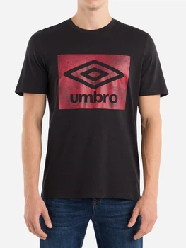 Футболка бавовняна довга чоловіча Umbro Digi Camo Box Graphic Tee 66437U-060 M Чорна (5063178240611)