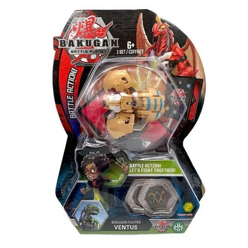 Игровой набор Bakugan Battle planet Трансформер Бакуган Золотой с голубым
