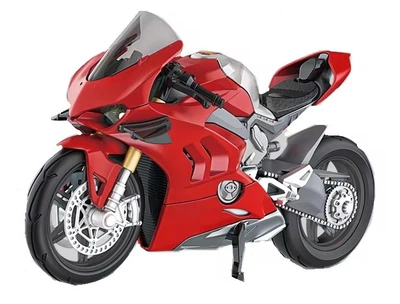 Конструктор Мотоцикл Спортбайк Kawasaki 612 деталей Красный