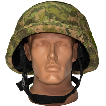 Кавер чехол на шлем каску с козырьком Kirasa KI604 Ballistic Helmet KC-HM001 S-M Cordura Pixel