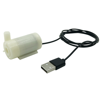 Погружний міні насос помпа від USB 5V для фонтанів, акваріумів, поїлок