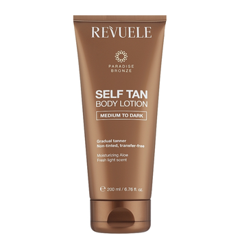 Лосьон для автозагара тела от среднего до темного Revuele Salf Tan Body Lotion Medium To Dark, 200 мл