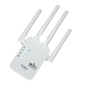 Усилитель повторитель Wi-Fi, Wi-Fi Ретранслятор 2.4G, 4 антенны, Wi-Fi Усилитель, простое подключение