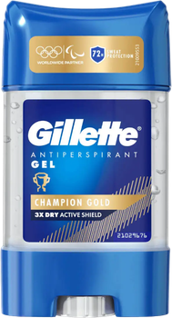 Dezodorant Gillette Champion Gold antyperspiracyjny w żelu 70 ml (8700216380751)