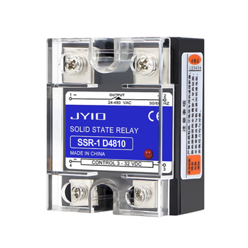 Твердотільне реле однофазне JYIO SSR-1 D4810 DC-AC безконтактне комутаційне напівпровідникове безшумне (17-11)