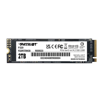 Твердотельный накопитель Patriot P320 M.2 2280 NVMe PCIe Gen3 x4 3D TLC 2 ТБ(LM_2EE4ED436954)