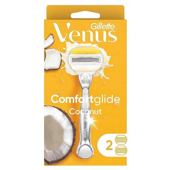 Станок з 2 змінними касетами Gillette Venus ComfortGlide Coconut (7702018570607)