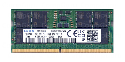 Ноутбучная оперативная память Samsung DDR5 16GB 4800MHz SO-DIMM 1Rx8 PC5-4800B (M425R2GA3BB0-CQKOL)