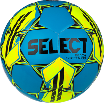Мяч футбол №5 SELECT BEACH SOCCER DB V23 для игры на пляже синий/желтый 137