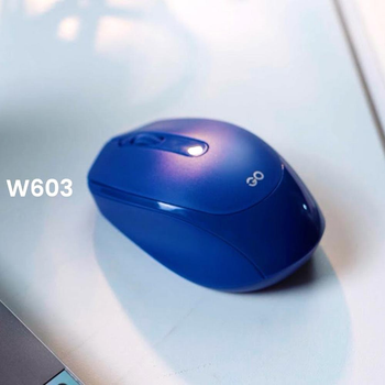 Беспроводная компьютерная мышь Fantech GO W603 2.4Ghz+1600DPI, цвет - синий.