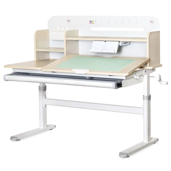 Дитячий стіл Evo-kids TH-360 Grey (арт.TH-360 TG/G) з полицею