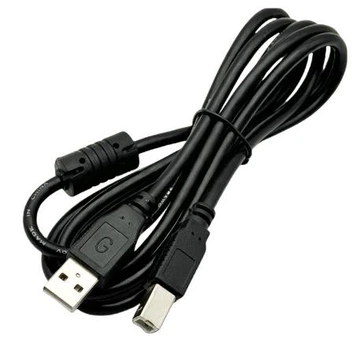 Кабель для принтера USB А->USB B з ферітами (квадратний) 1.5м 567096497 Чорний