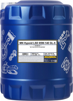 Трансмиссионное масло Mannol Hypoid LSD 85W-140 10 л (MN8105-10)