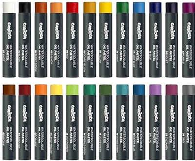 Фарби для малювання Carioca Plus Water Soluble Oil Pastels 24 шт (8003511452155)