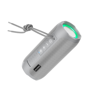 Портативная беспроводная колонка Borofone BR21 10Вт Блютуз V5.1, RGB подсветка USB, AUX, microUSB Серый