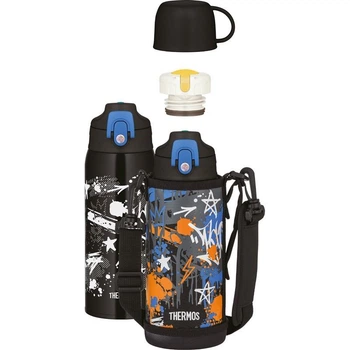 Дитячий термос з чохлом та двома ковпачками 800мл Thermos Active 120070