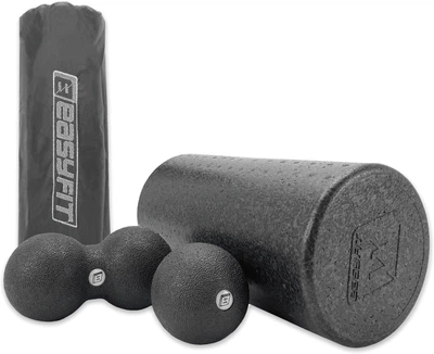 Набір для масажу та йоги EasyFit MioSet-L EF-2005s-L (2 м'ячики+ролик масажер для спини, ніг, рук, шиї та стоп) (56003474)