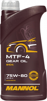 Трансмиссионное масло Mannol MTF-4 GETRIEBEOEL 75W-80 1 л (MN8104-1)