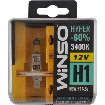 Автолампа WINSO H1 HYPER +60 55W (712130)[89415]