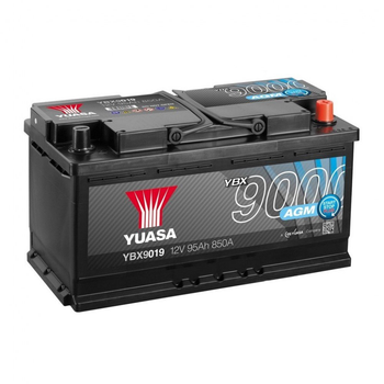 Акумулятор автомобільний Yuasa 12V 95Ah AGM Start Stop Plus Battery (YBX9019)[50369]