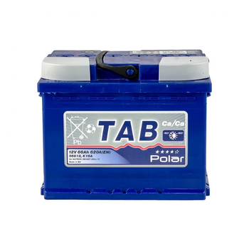 Аккумулятор автомобильный TAB 66 Ah/12V Polar Euro (121 066)[50506]