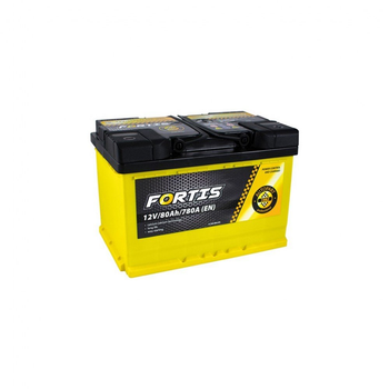 Аккумулятор автомобильный FORTIS 80 Ah/12V Euro (FRT80-00)[50243]