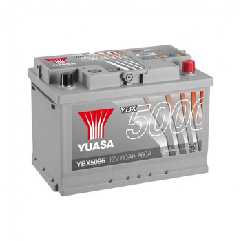 Аккумулятор автомобильный Yuasa 12V 80Ah Silver High Performance Battery (YBX5096)[50365]