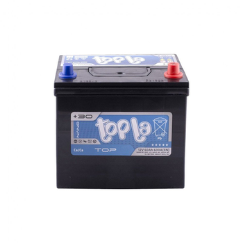 Аккумулятор автомобильный Topla 60 Ah/12V Top/Energy Japan Euro (118 860)[50301]