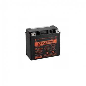 Аккумулятор автомобильный Yuasa 12V 21,1Ah High Performance MF VRLA Battery (GYZ20H)[50386]