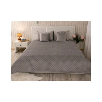 Покрывало Руно двустороннее декоративное Velour ромб 150х220 см (360.55_ ромб)[85057]