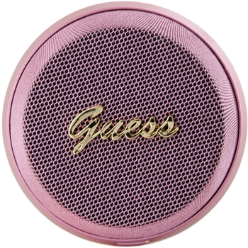 Głośnik przenośny Guess Bluetooth Magnetic Script Metal Pink (GUWSC3ALSMP)