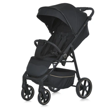 Детская прогулочная коляска-книжка ME 1113-2 FIJI Black Matt Черная