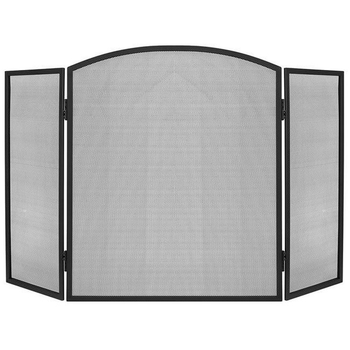 Защитный каминный экран заслонка Kaminer PK013 металлическая 118 x 76 см (8787)