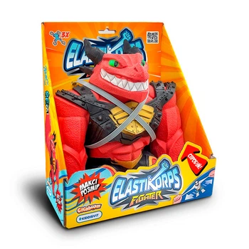 Стретч-іграшка ELASTIKORPS серії "Maxy Fighter 3: Extra Force" - ЧЕРВОНИЙ ДРАКОН MAX-REDGALL