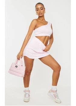 Спідниця PrettyLittleThing 6 Світло-рожевий CMS3465