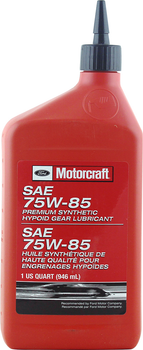 Масло трансмиссионное Ford Motorcraft Premium Synthetic Hypoid Gear Lubricant 75W85 0.946 л (XY75W85QL)